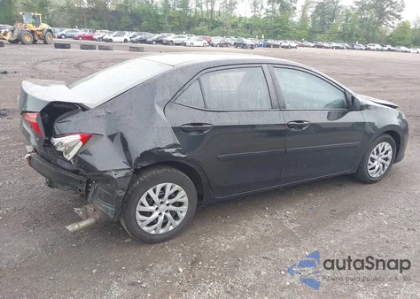2017 Toyota Corolla Le z USA, uszkodzony, nr VIN 2T1BURHE7HC834740